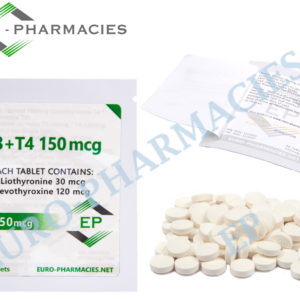Euro Pharmacies T3+T4 -150mcg/tab -50 tab/bag