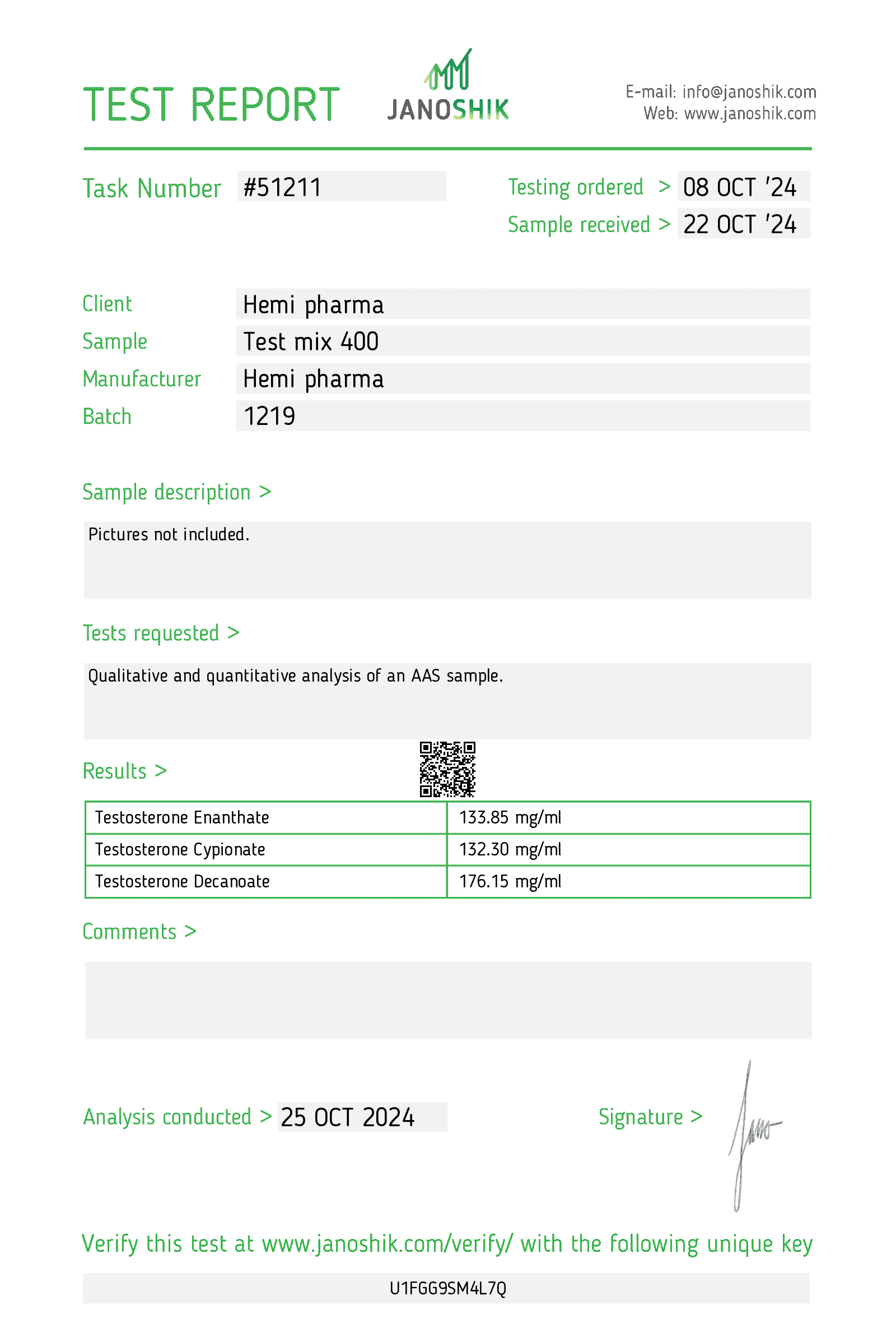 Hemi Pharma Test-Mix 400 - Image 2